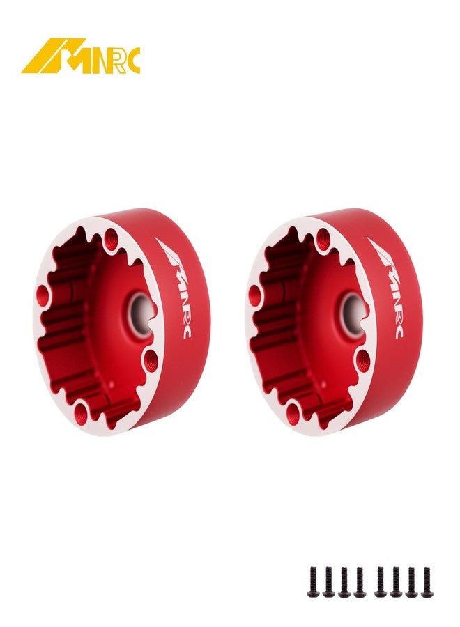 NMNRC Alum 2PCS RTR Front Rear Center Differential Case for Arrma 1/7 Felony Limitless Fireteam Mojave Diff Cover 1/8 Typhon Outcast Kraton Talion Notorious 6S BLX & EXB Series Upgrades Part Red - Image 5